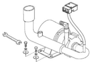 Café UNC15NPWII - INSTALLER LA POMPE DE VIDANGE (suite) - 1