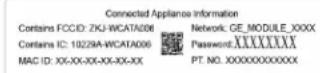 Café UNC15NPWII - Icemakers Models with Password Label: - 1