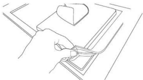 Café UNC15NPWII - Attaching the Door Panel - 1