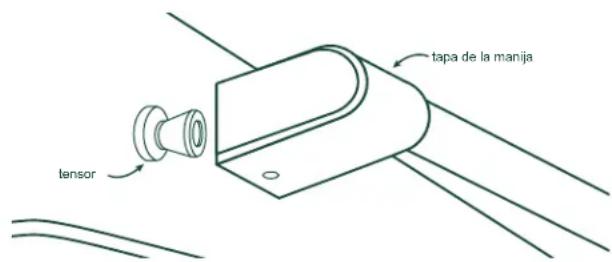 Café UNC15NPWII - INSTRUCCIONES PARA INVERTIR LA POSICIÓN DE LA MANIJA - 2