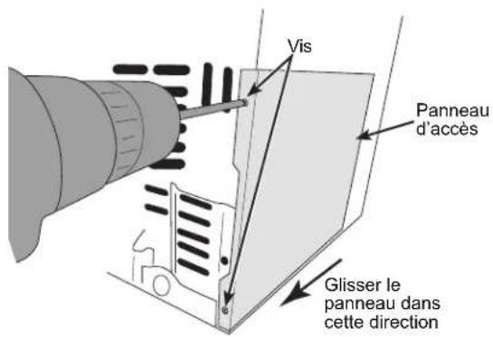 Café UNC15NPWII - RETIRER LE PANNEAU D'ACCÈS - 1