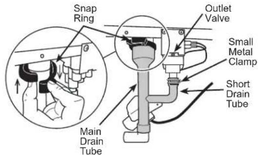 Café UNC15NPWII - REMOVE DRAIN TUBING - 1