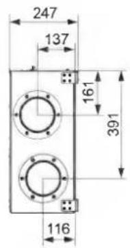 STIEBEL ELTRON LWZ 130 - Wymiary i przyłącza - 1