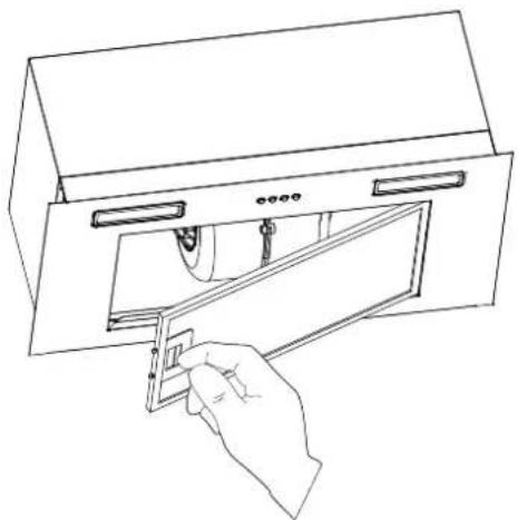 CIARRA CBCS6926A - Installer le filtre à charbon (Mode Recyclage): - 1