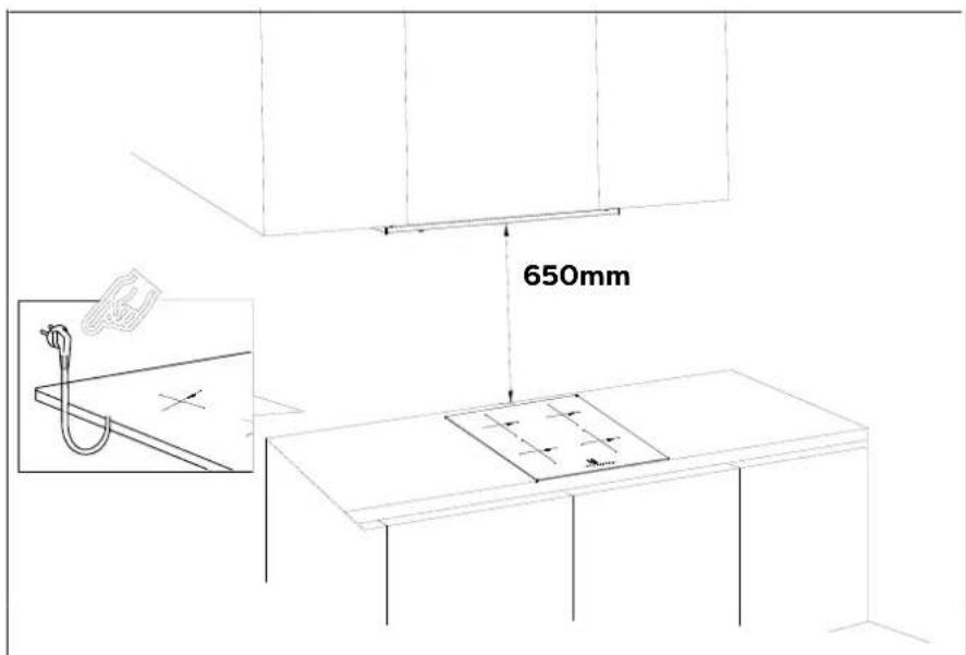 CIARRA CBCB5931A - Install the Hood (Extraction) : - 1