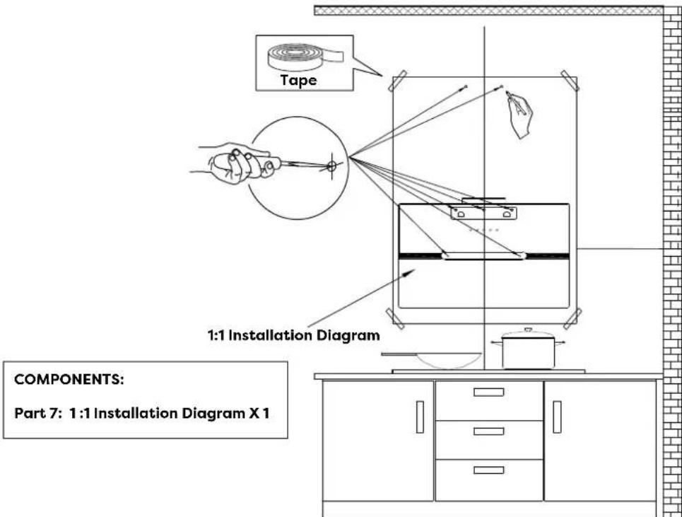 CIARRA CBCB6762A - Install the Hood (Extraction) : - 4