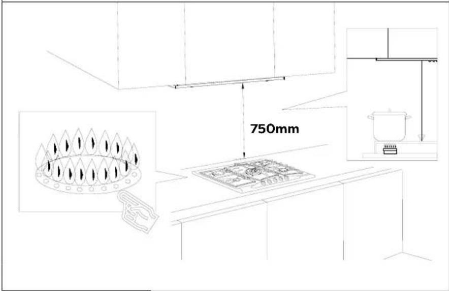 CIARRA CBCS5913D - Install the Hood (Extraction) : - 2