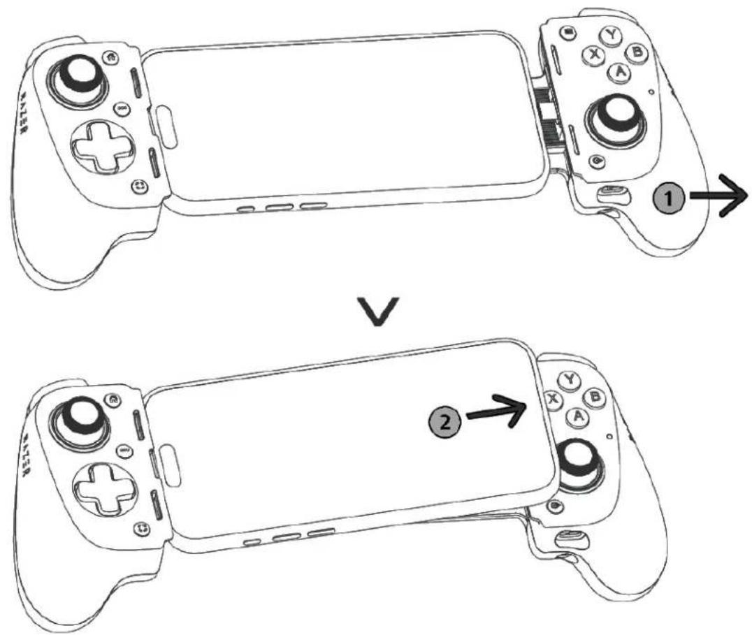 RAZER Kishi V3 - UTILISATION DE LA MANETTE - 1