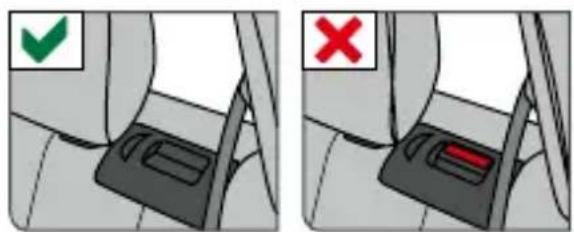 Foppapedretti Rek i-Size - NUNCA utilizar, para fixar a cadeira auto ao assento, um cinto de segurança de 2 pontos. - 1