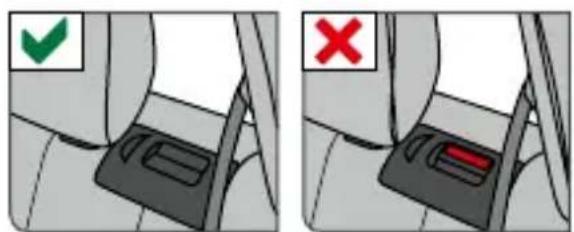 Foppapedretti Rek i-Size - Pour ancrer le siège-auto au siège, NE JAMAIS utiliser une ceinture de sécurité 2 points. Utiliser uniquement des ceintures de sécurité 3 points.. - 1