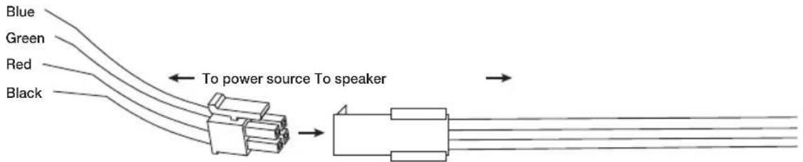 INFINITY Kappa 6120M - SPEAKER LED WIRING - 1