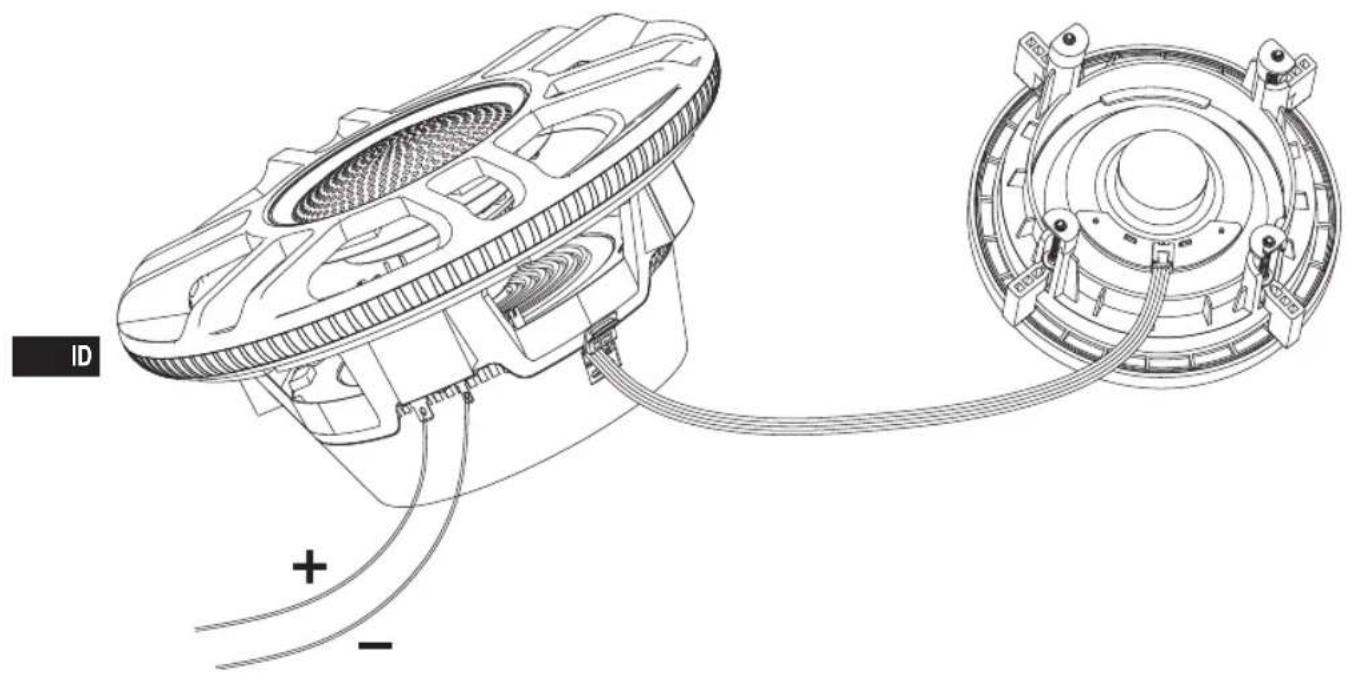 INFINITY Kappa 1050M - PEMASANGAN KABEL LED SPEAKER - 6