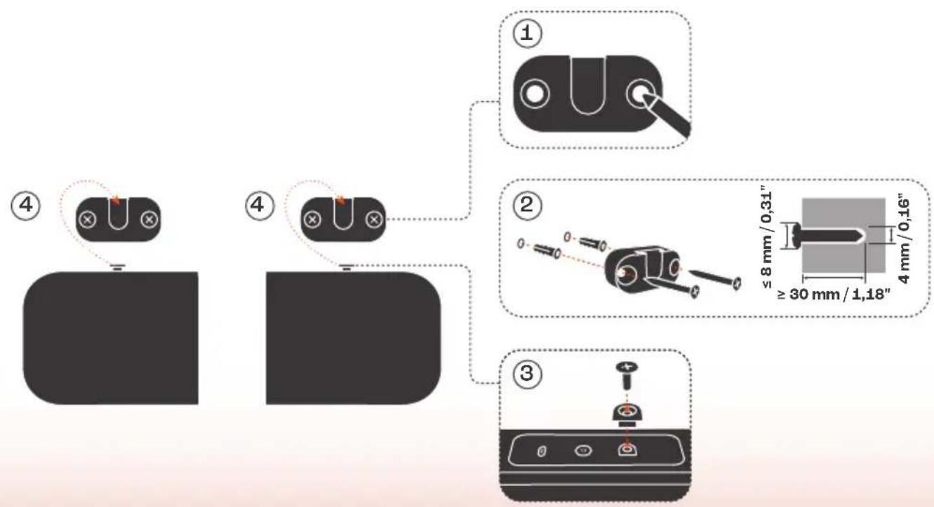JBL BAR 800MK2 - MONTAGE MURAL - 2