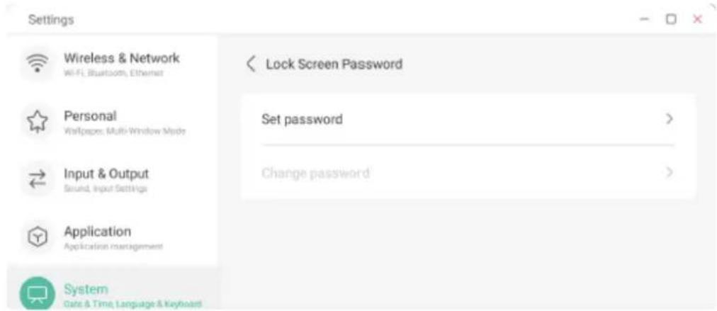 INFOCUS JTouch INF7555 - Password Control - 2