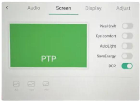 INFOCUS JTouch INF7555 - SCREEN ADJUSTMENT - 1