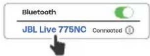 JBL Live 775NC - POWER ON &amp; CONNECT - 7