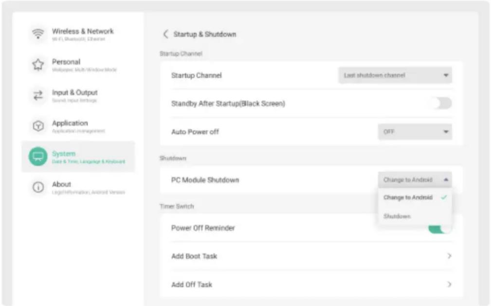 INFOCUS JTouch INF9855 - Startup & Shutdown - 1