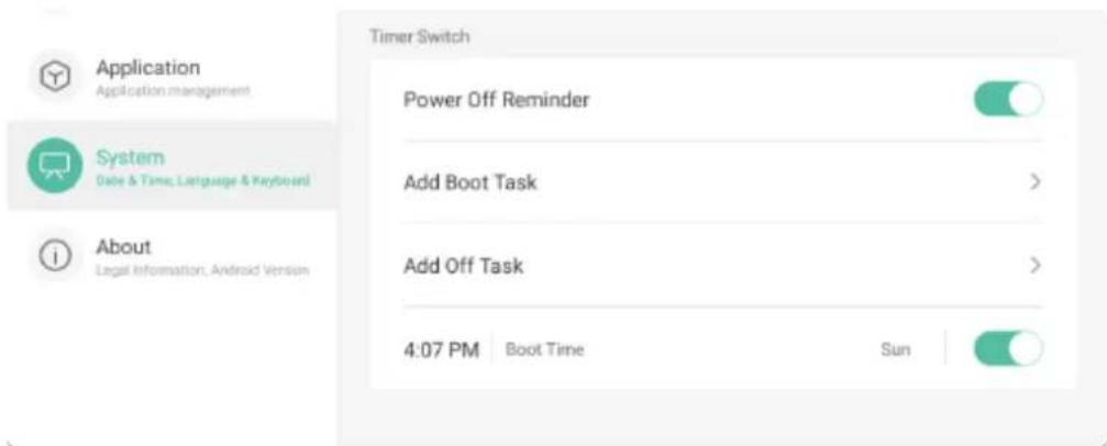 INFOCUS JTouch INF9855 - Startup & Shutdown Schedules - 3