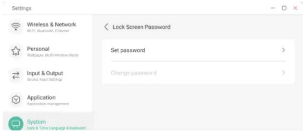 INFOCUS JTouch INF9855 - Password Control - 2