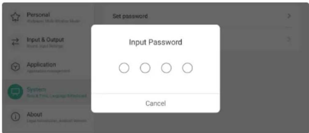 INFOCUS JTouch INF9855 - Password Control - 3