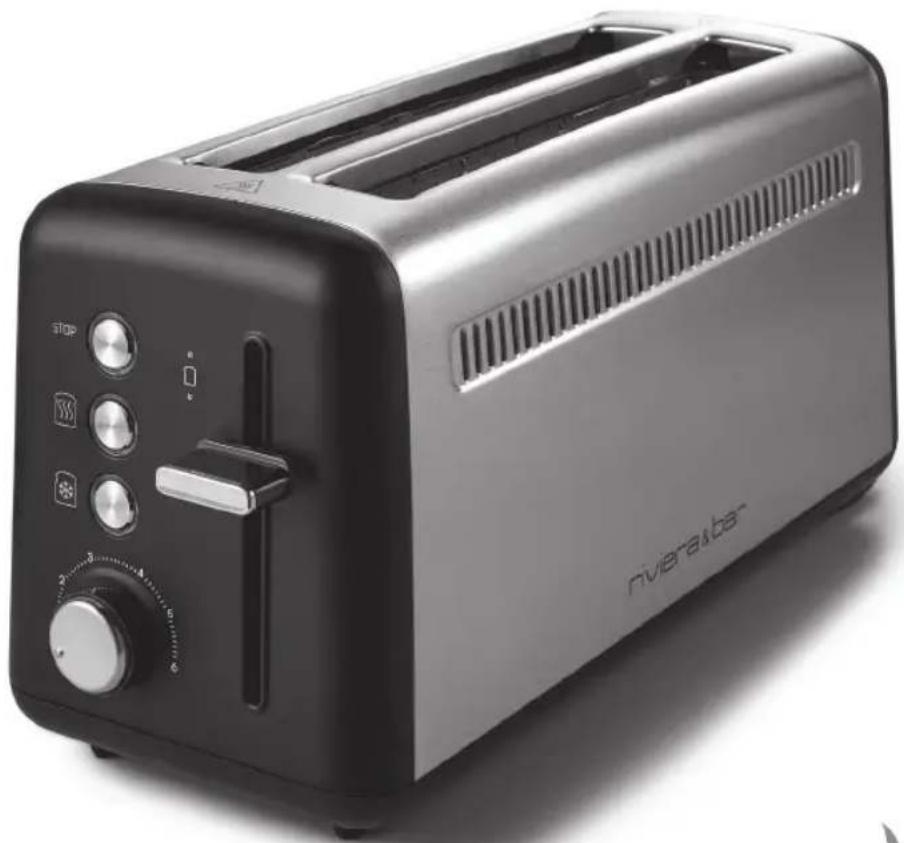 RIVIERA & BAR QGP359 - Grille-pain inox - 1