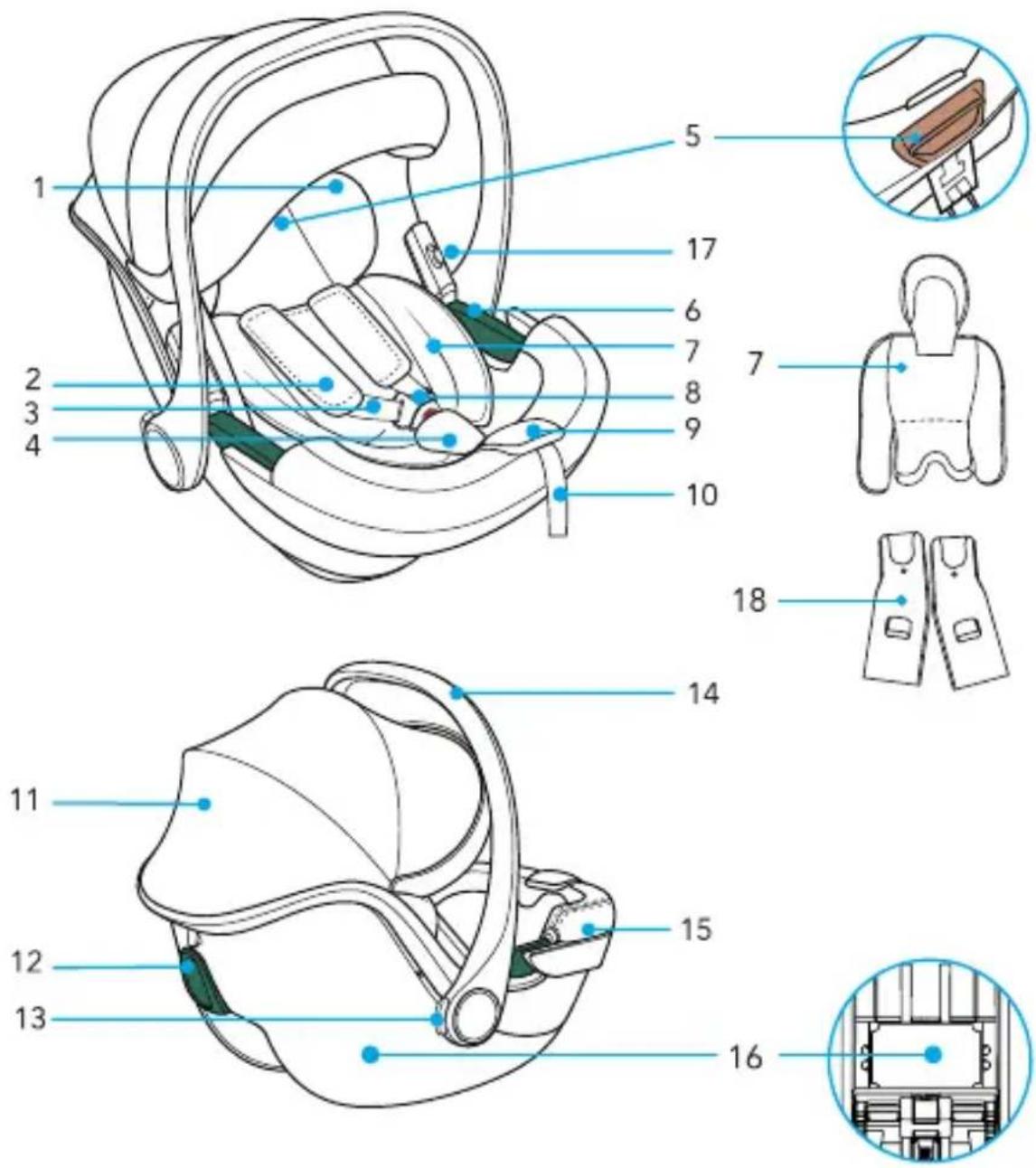 Foppapedretti TicToc i-Size - EAPTMATA TOY PAIAKOY KAOI MATOA AYTOKINHTOY - 1