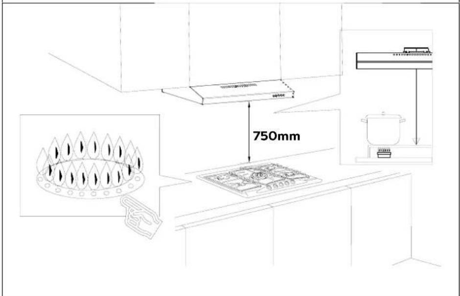 CIARRA CBCB6903D - Install the Hood (Extraction) : - 2