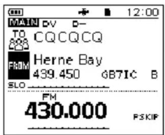 MAIN DV D- TO CQCQCQ FROM Herne Bay 439.450 GB71C B SLO PM 430.000 PSKIP