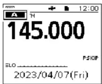 ICOM ID-50E - Ajuste de la función Doble vigilancia. - 2