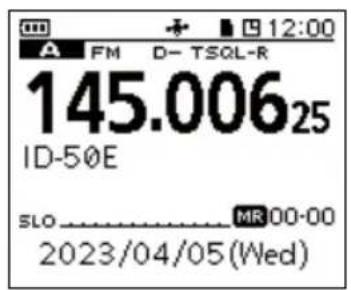 ICOM ID-50E - DESCRIPCIÓN DEL PANEL - 2