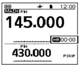 MAIN FM 145.000 MR00-00 FM 430.000 PSKIP