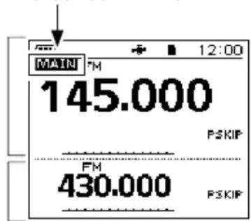 ICOM ID-50E - Ajuste de la función Doble vigilancia. - 1