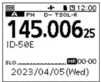 ICOM ID-50E - BESCHREIBUNG DES BEDIENFELDS - 2