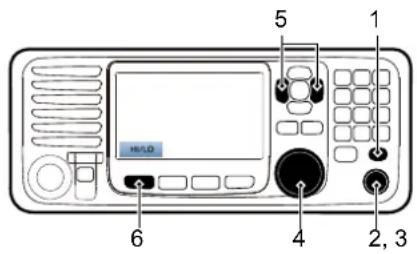 ICOM IC-M605EURO - NOTA para la función Temporizador de Tiempo de Espera (TOT): - 1