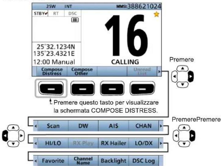 ICOM IC-M605EURO - ■Funzione dei tasti software - 1
