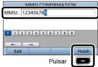 ICOM IC-M605EURO - Este código inicial solo se puede introducir una vez. - 5