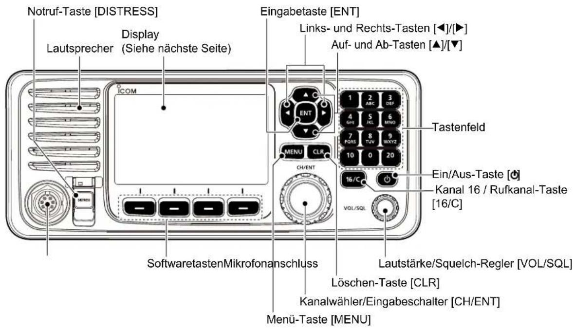 ICOM IC-M605EURO - ■Frontseite - 1
