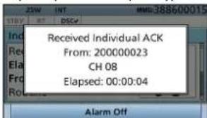 ICOM IC-M605EURO - Senden eines einzelnen Rufs - 8