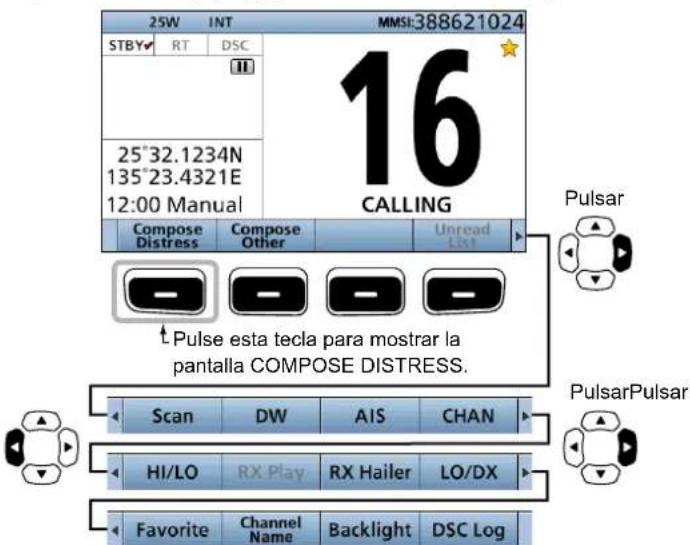 ICOM IC-M605EURO - ■Función de las teclas de software - 1