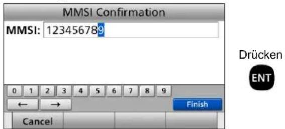 ICOM GM800 - Dieser erstmalige Code kann nur einmal eingegeben werden. - 4
