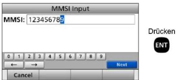 ICOM GM800 - Dieser erstmalige Code kann nur einmal eingegeben werden. - 2