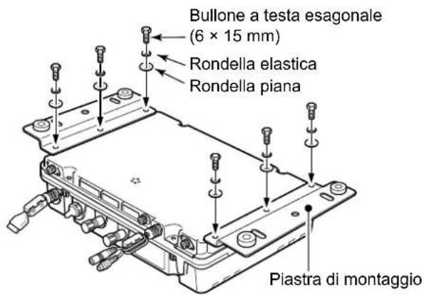 ICOM GM800 - Montaggio dell'unità principale - 2