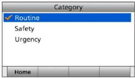 ICOM GM800 - Wählen Sie eine Option aus. (Beispiel: Routine) - 1