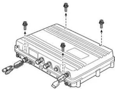 ICOM GM800 - Fustitución de los fusibles - 1