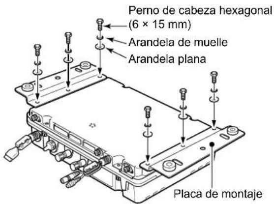 ICOM GM800 - Montaje de la unidad principal - 2