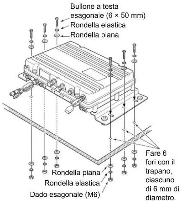 ICOM GM800 - Montaggio dell'unità principale - 3