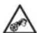 RYOBI One+ RY18BLXD - SYMBOLS ON THE PRODUCT - 8
