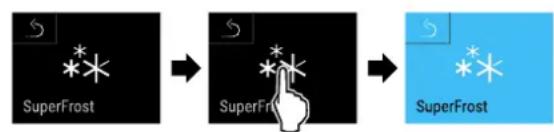 LIEBHERR MBsddi 9028 Plus - Ενεργοποίηση SuperFrost - 2