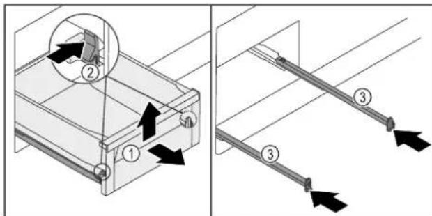 LIEBHERR MBsddi 9028 Plus - Αφαίρεση συρταριού - 1