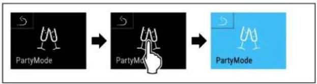 LIEBHERR MBsddi 9028 Plus - Ενεργοποίηση PartyMode - 2